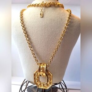 YSL Yves Saint Laurent Gold Plated Necklace